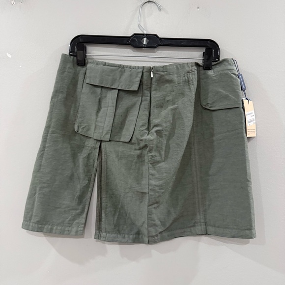 NWT Paloma Wool Skirt Anturi Mini Cargo Utility in Grey - Picture 7 of 12